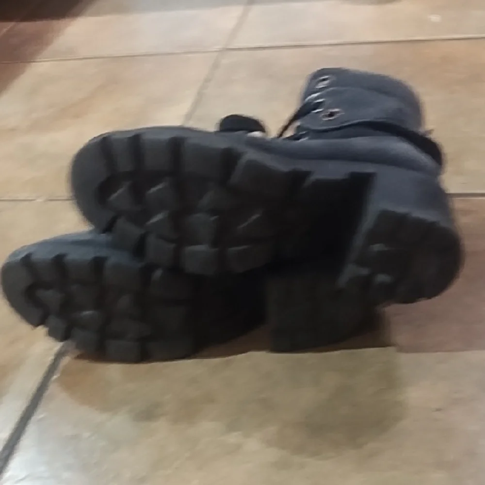 Dr. Martens Black Combat Boots - Picture 5 of 5